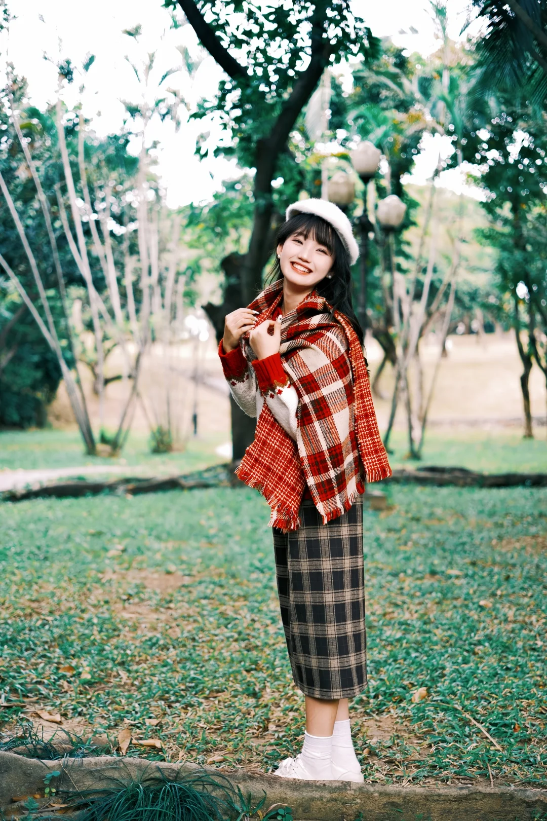 圣诞节快来了，给女朋友拍一组写真吧！