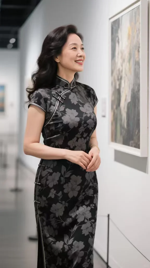 成熟魅力觉醒，48岁阿姨的气质大爆发