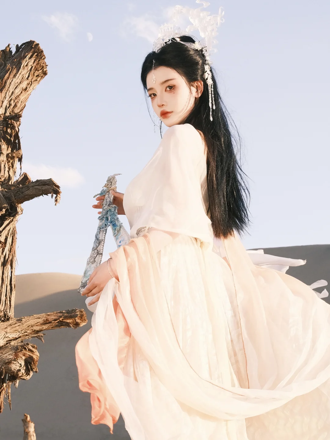 敦煌飞天神女写真 这也太美了吧！