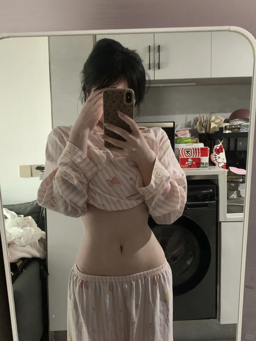 很喜欢自己的身材 163 97 的腰Live