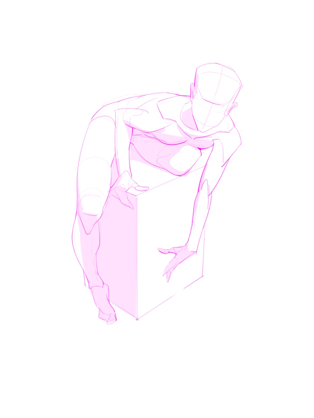 大透视，大动态速写~ 人体动态画法