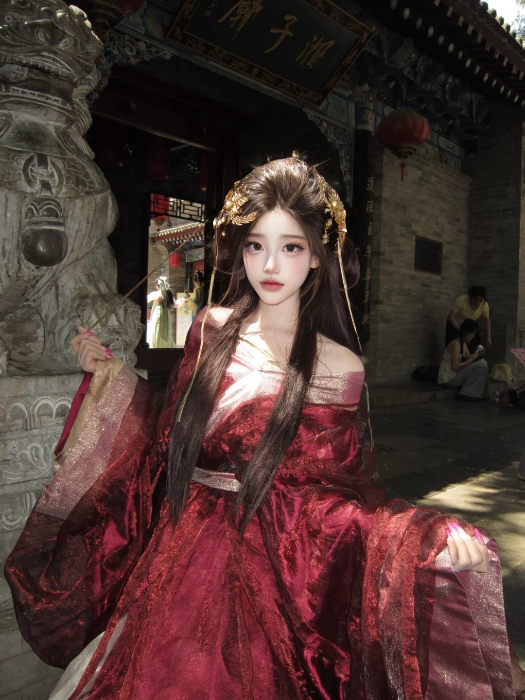 虞姬无悔&hellip;在南昌做到清冷感妆造拍美了