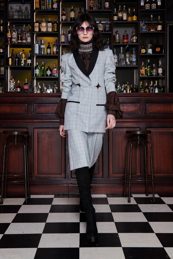 冬季职场穿搭新宠❄️优雅又时髦的格纹西装