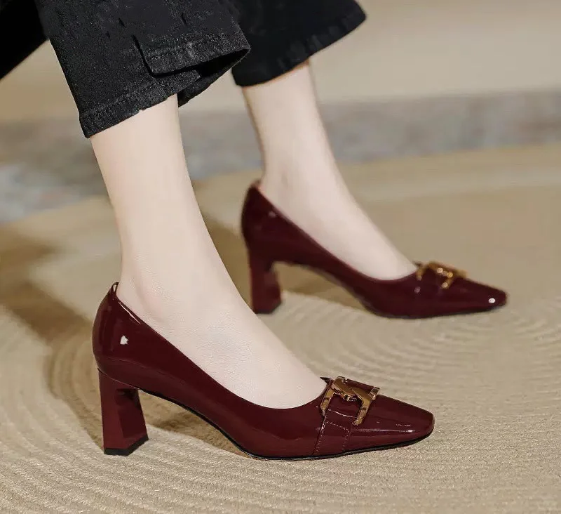 简约气质的鞋鞋们！爱了爱了！高跟鞋女