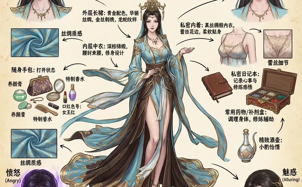 国漫女神美杜莎女王 斗破苍穹角色拆解