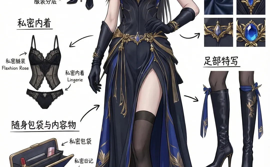 好仙的拆解图啊😍