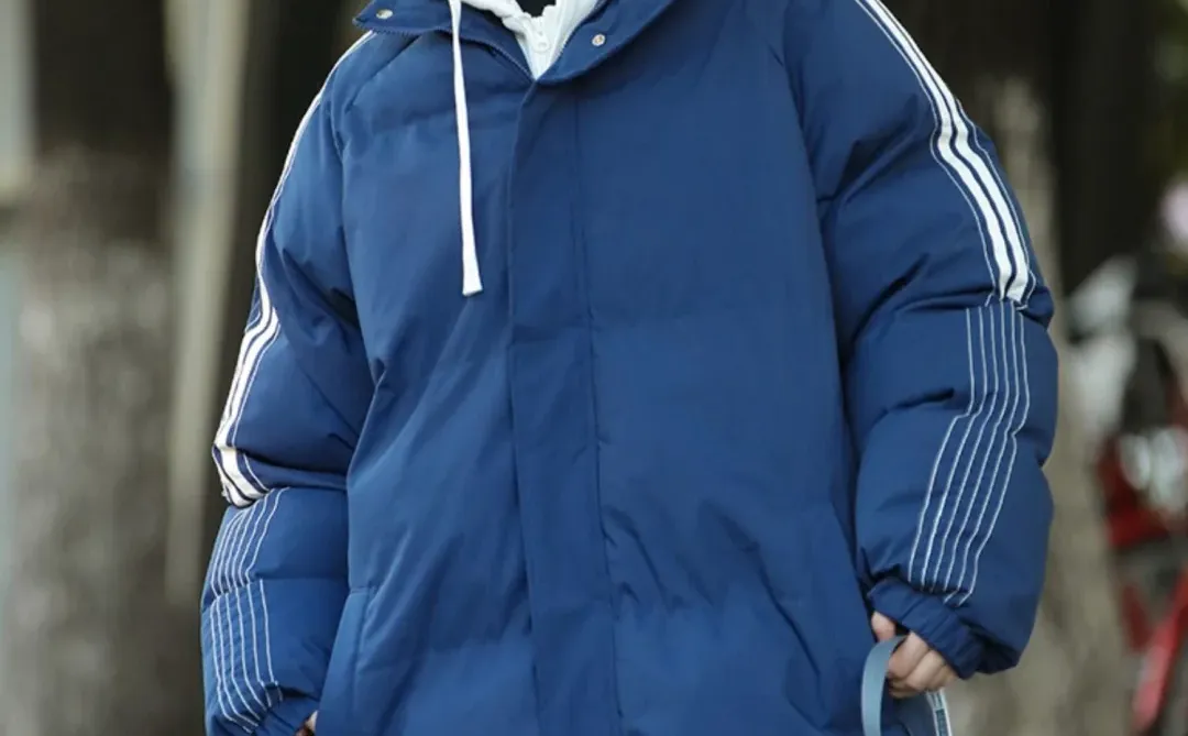 薄荷绿棉服，冬日里的一抹清新