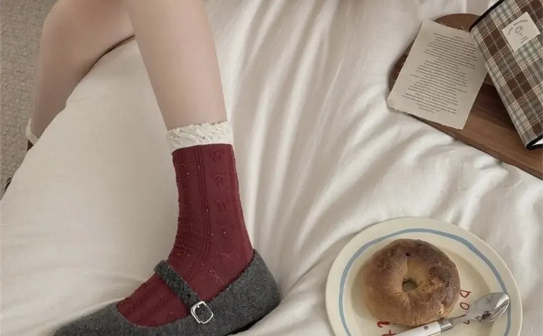 圣诞红袜子也太戳少女心了吧🎀