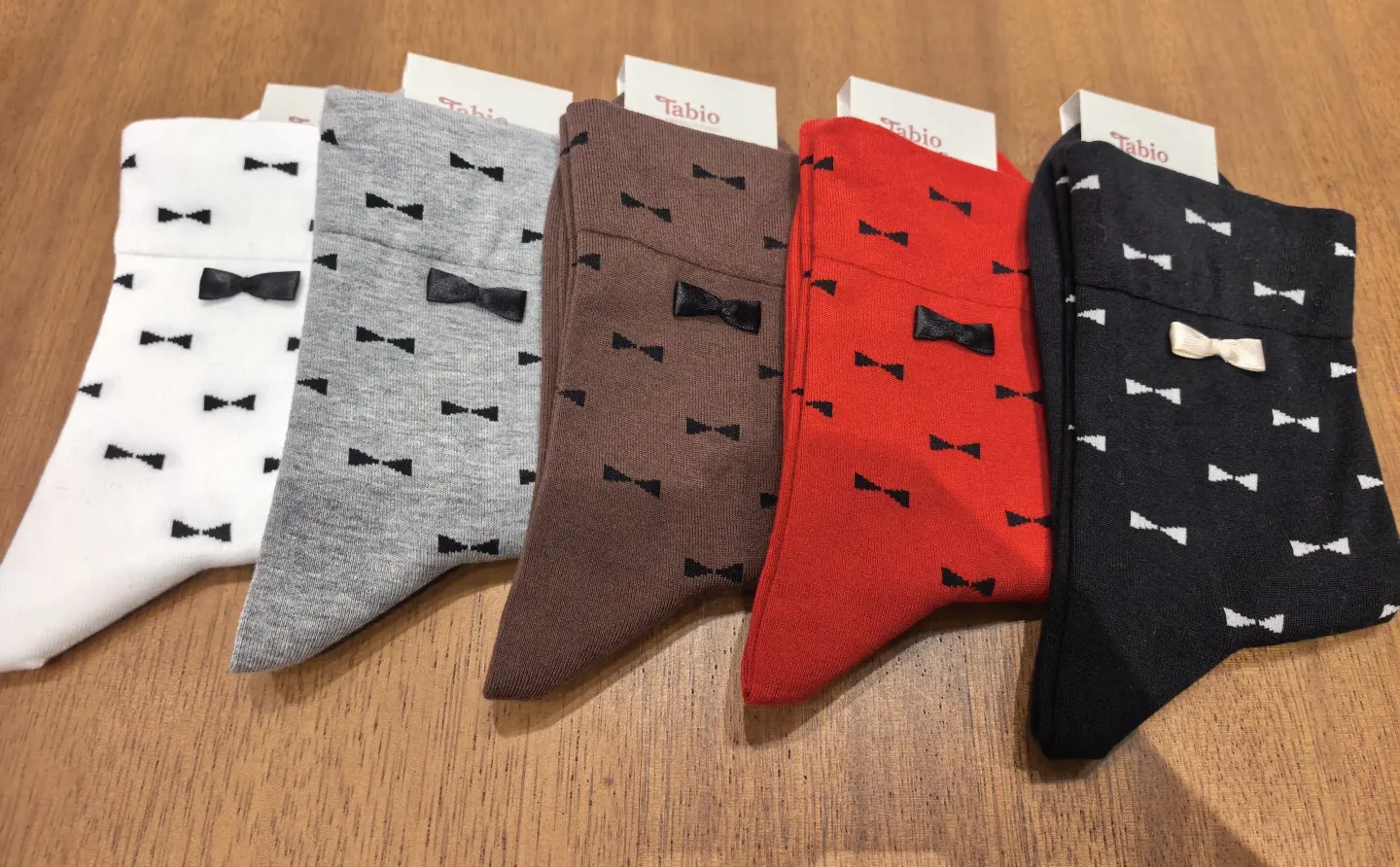 Tabio&hearts;蝴蝶结袜子