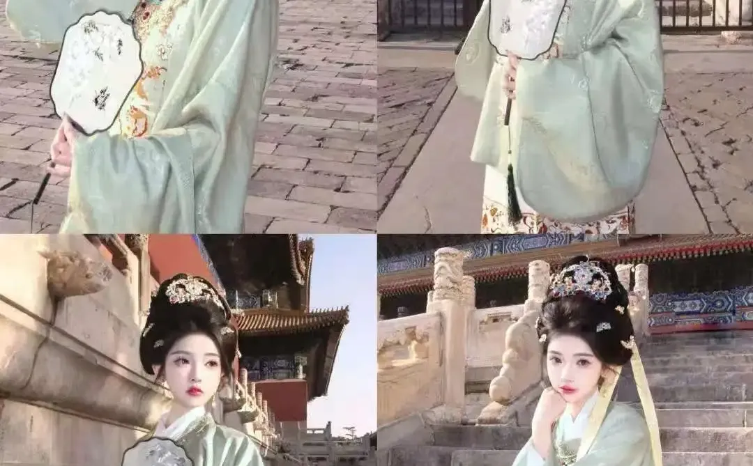 在济南花一顿饭钱💰拿下大明贵女妆造啦