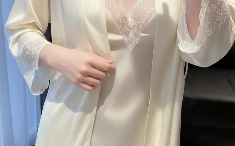 好欲好温柔的睡裙，真的好会勾人呀！