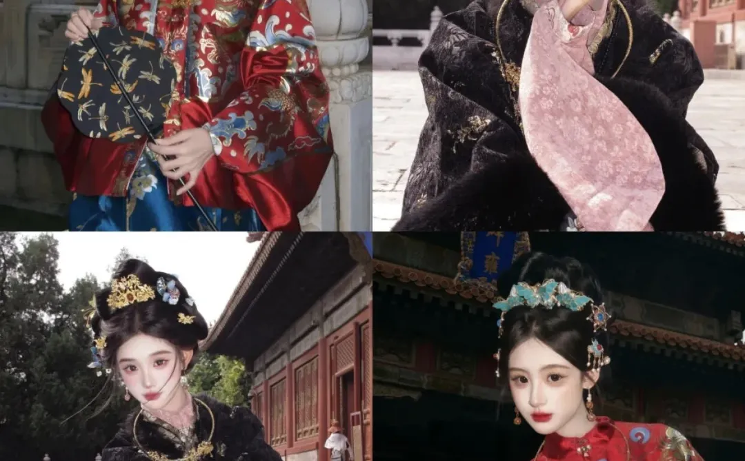 上海冬季9️⃣款超出片明制合集🔥大明贵女