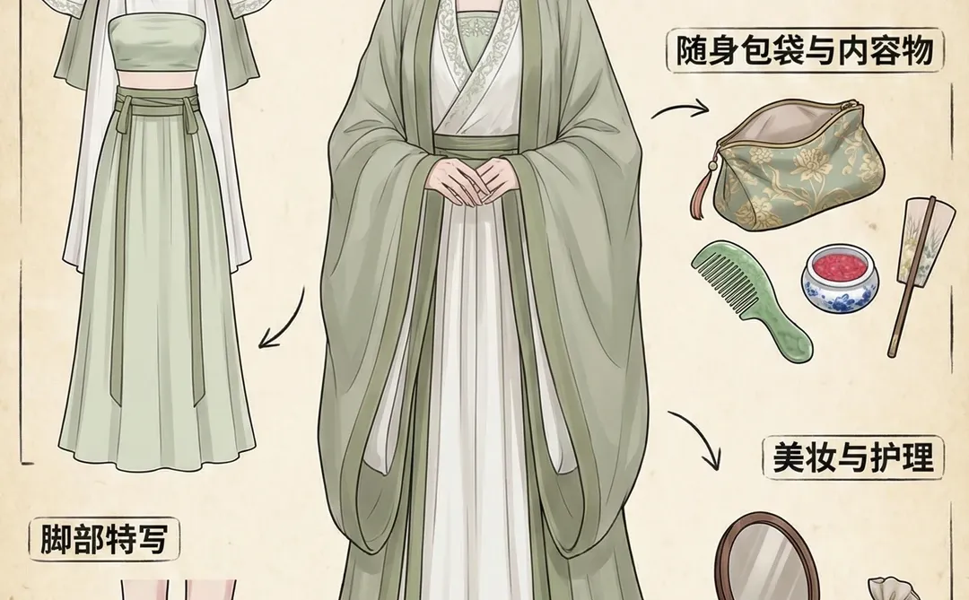 回眸一笑百媚生~古风拆解第五弹，可接定制