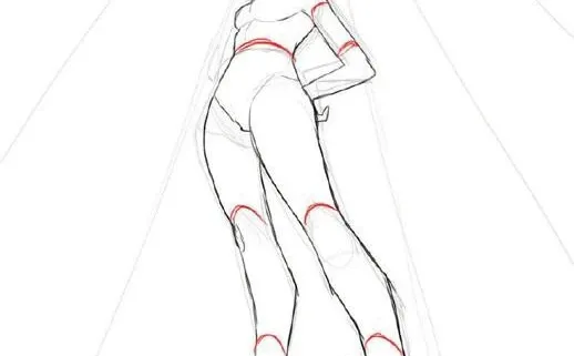 【板绘素材】人体透视画法参考，我先肝为尽