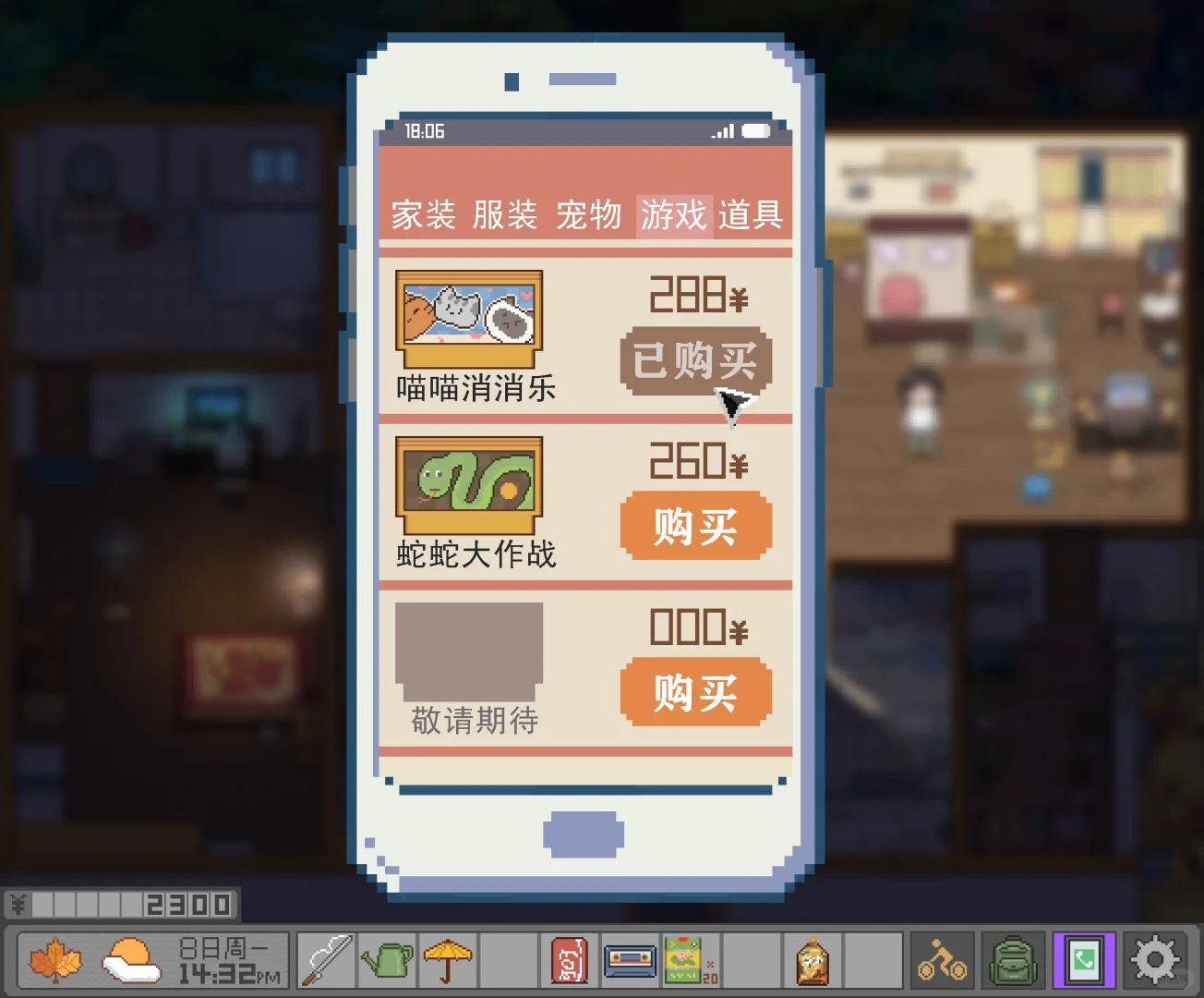 像素家乡游戏/玩法1：网购系统/游戏卡带