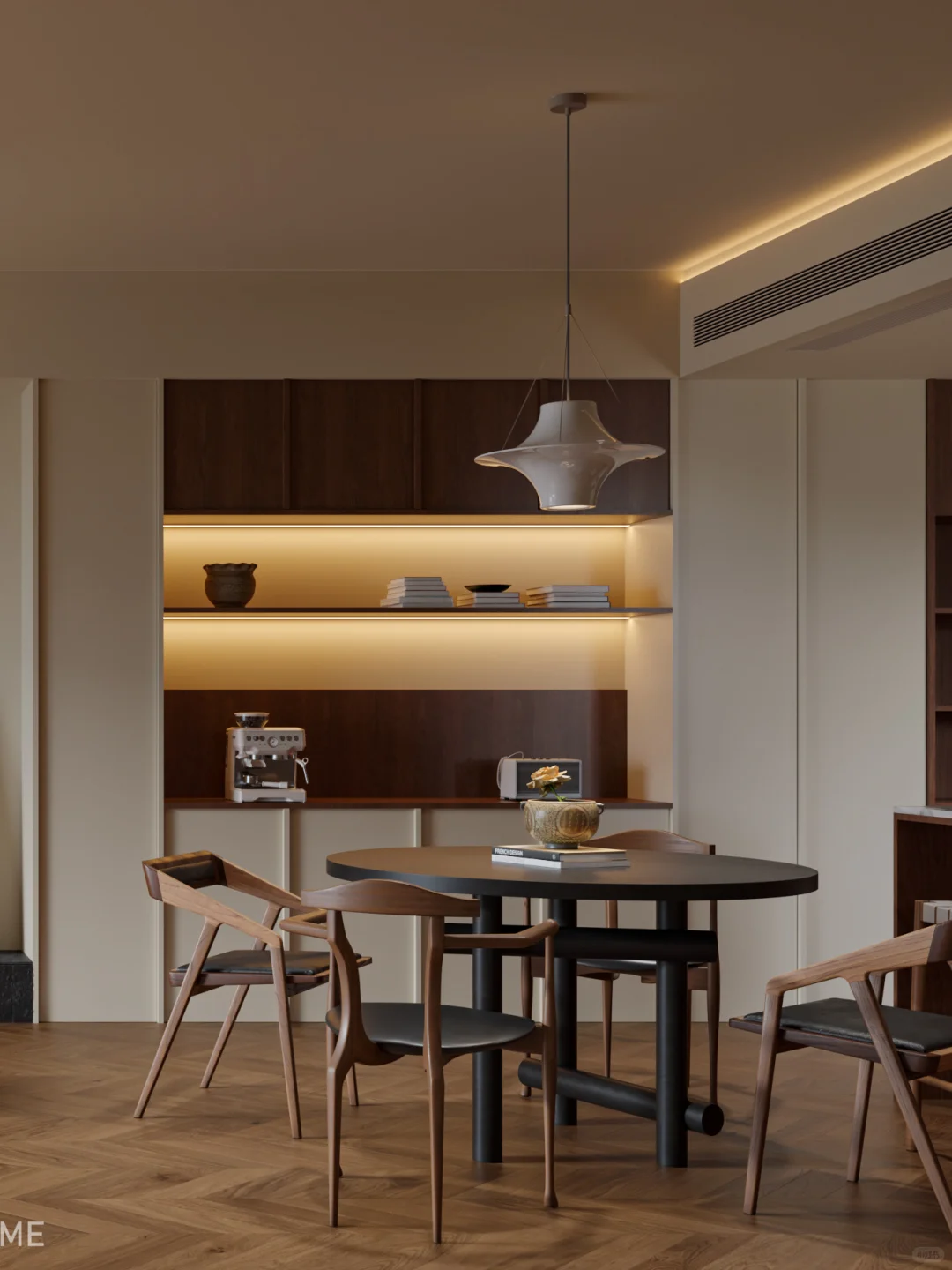 107㎡小戶型復古風上岸！通透感絕了！