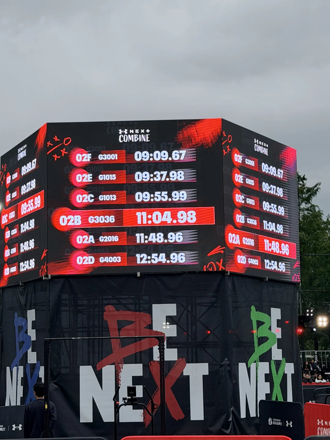 和專業運動員一起競技！值了！