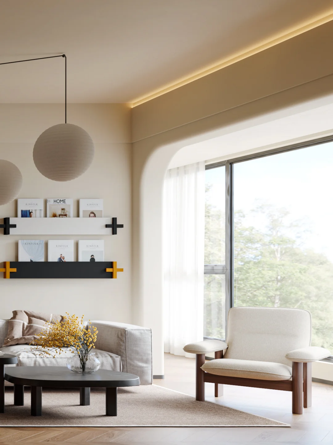 107㎡小戶型復古風上岸！通透感絕了！