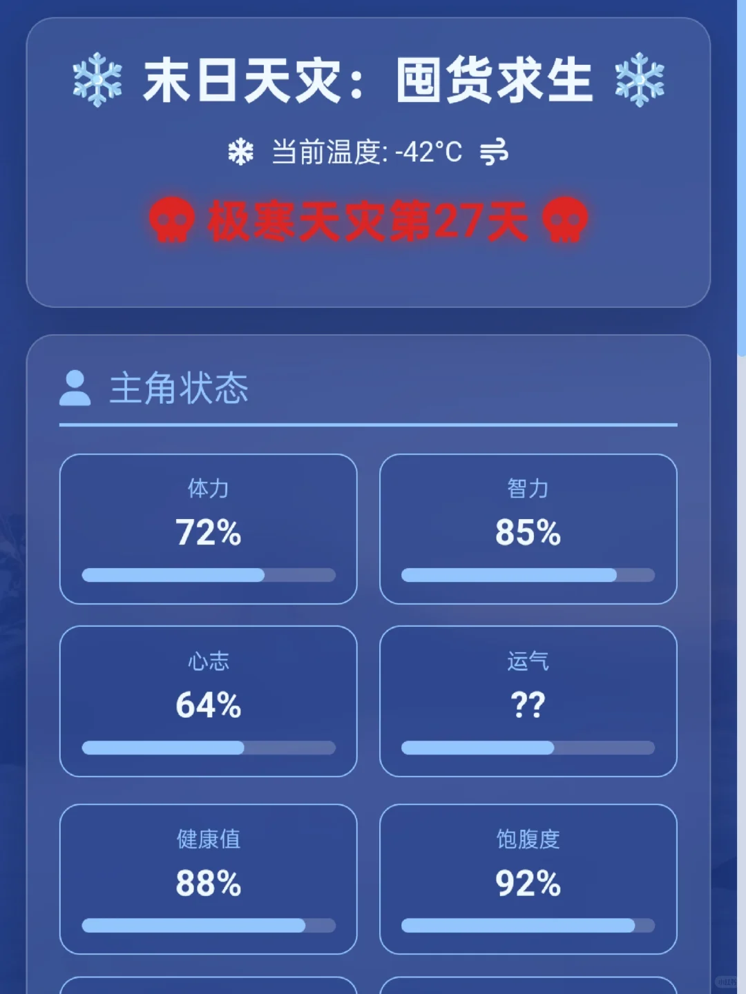 ai文游/回到末世30天前开始囤囤囤货！📦