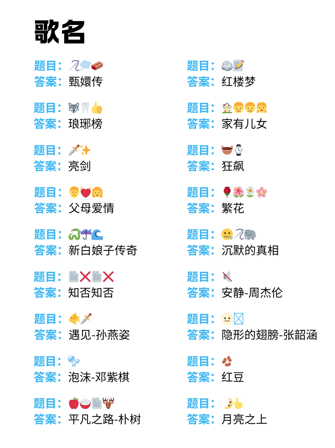 线上互动小游戏｜emoji猜词