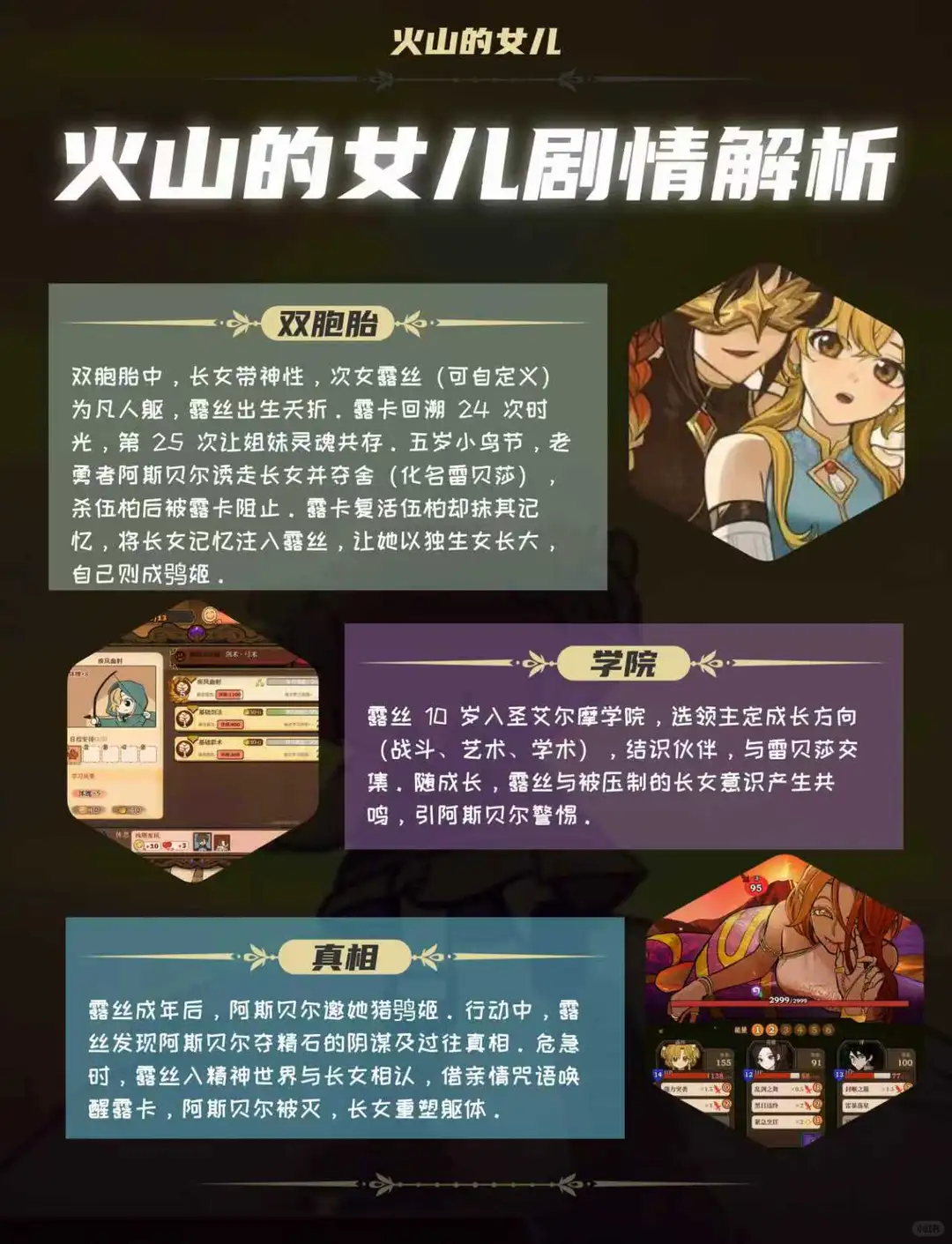 哭死😭火山的女儿剧情解锁攻略来了！