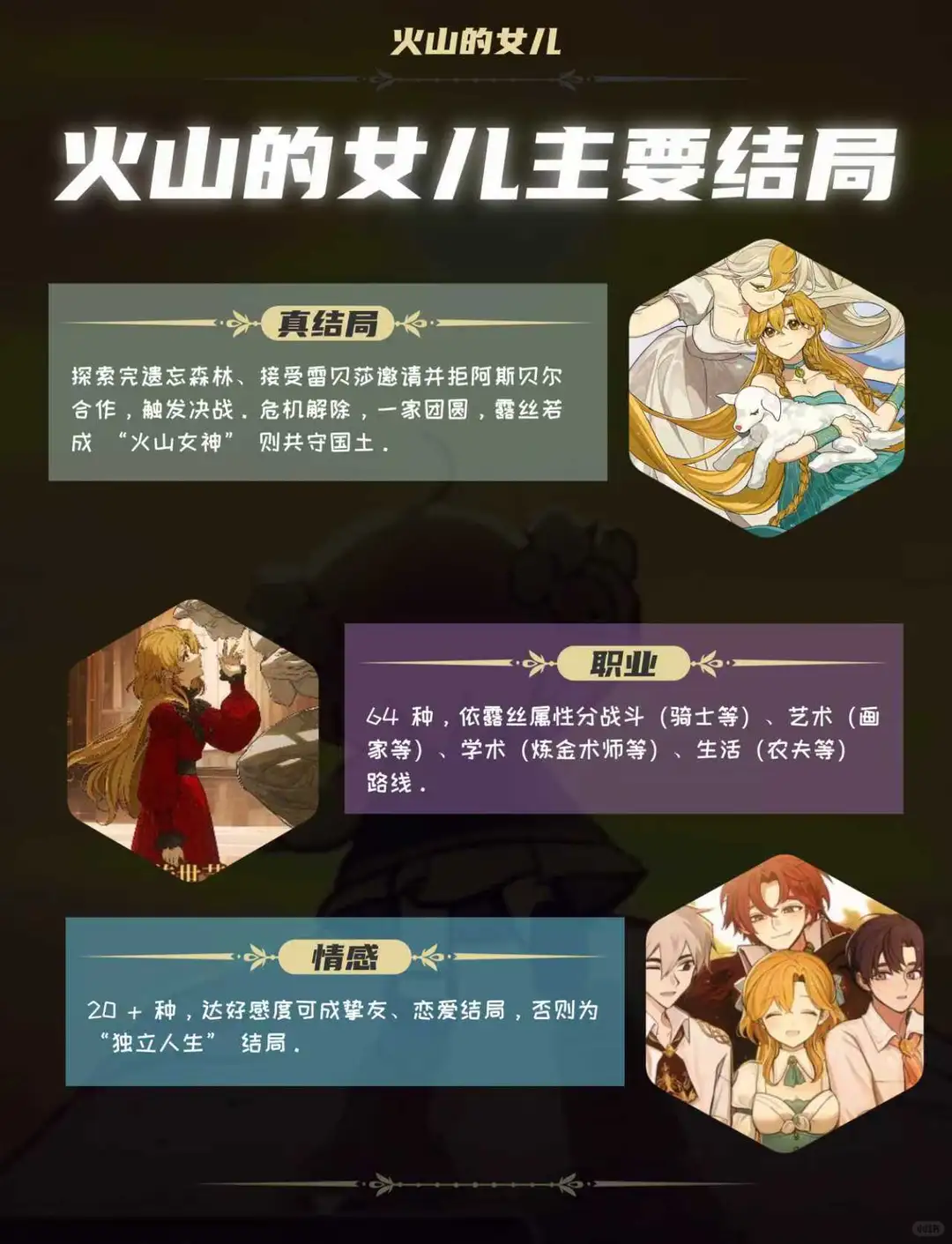 哭死😭火山的女儿剧情解锁攻略来了！