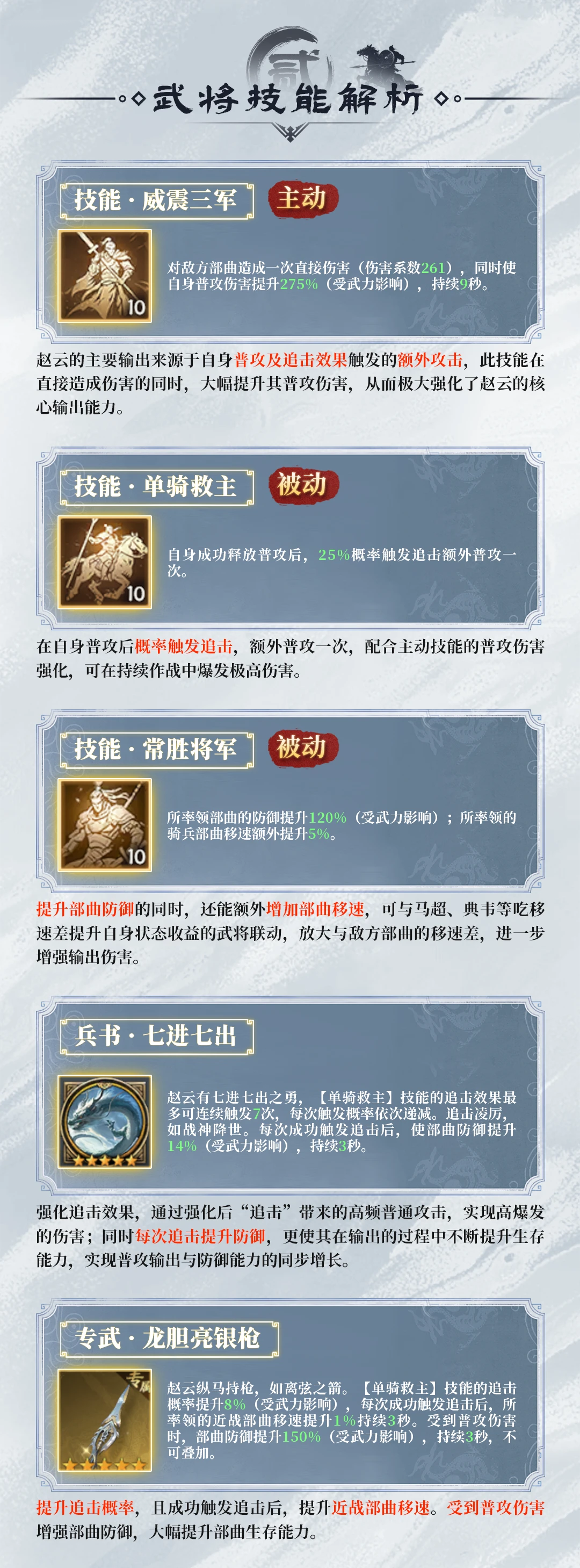 赵云攻略丨常胜将军横扫千军！