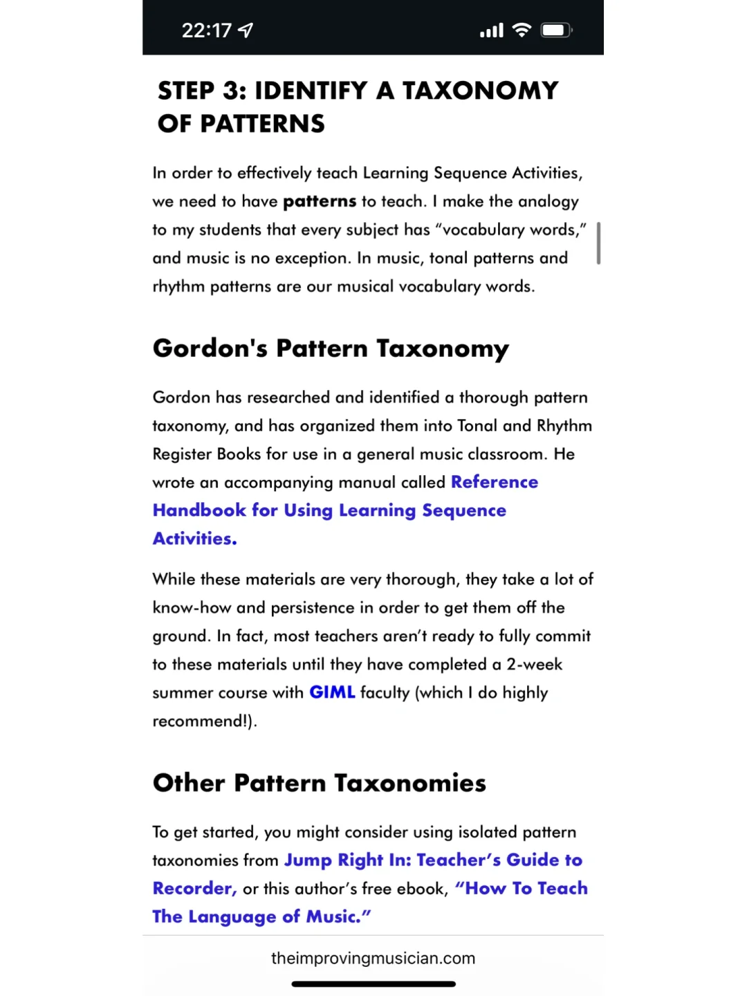 音乐教育分享-戈登音乐学习理论免费资源