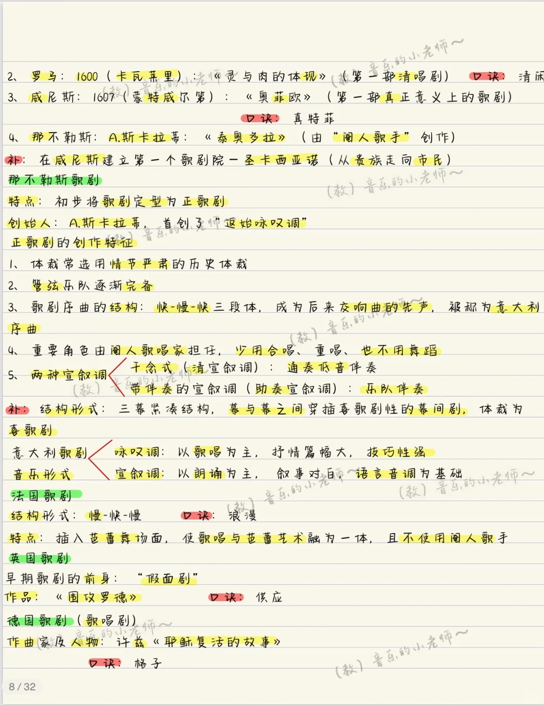 音乐史笔记📝 打卡第二天 来咯!