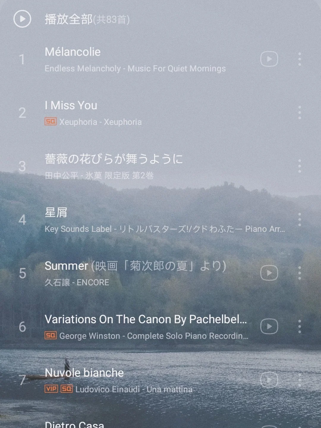 超治愈🎶适合学习工作时听的音乐 收藏✨