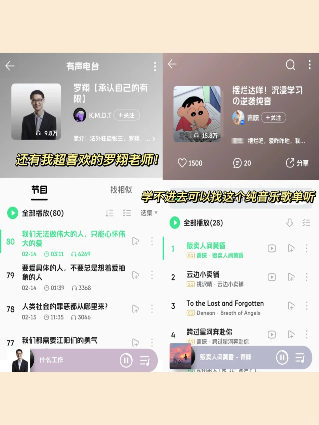 其实QQ音乐还是个学习神器❗️