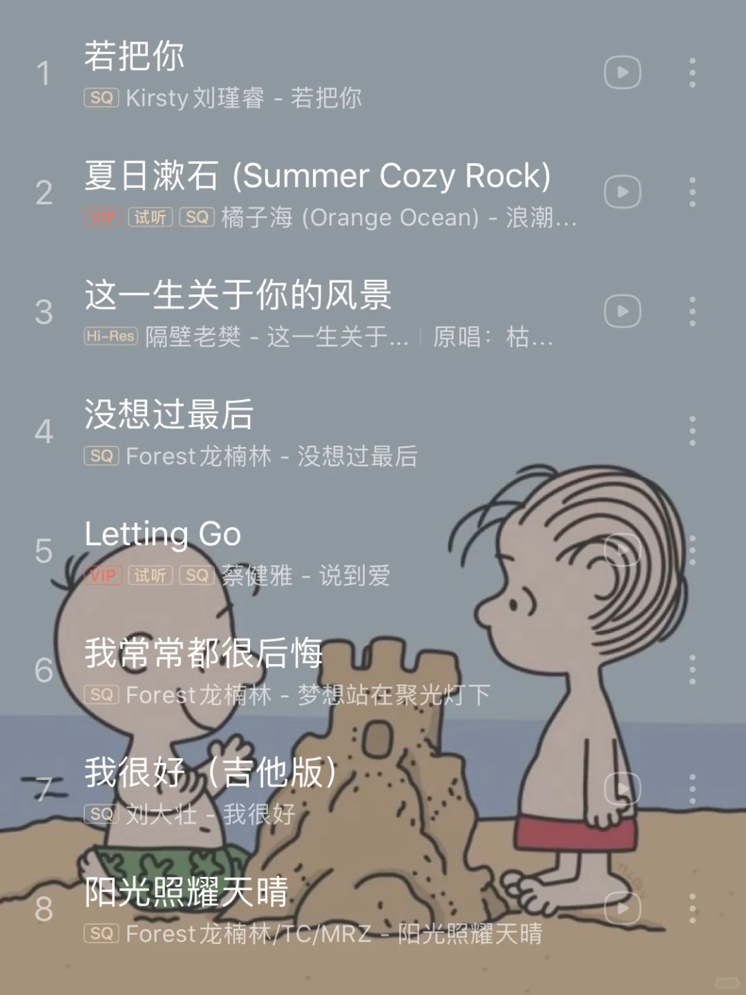 适合学生党刷题听的歌单🎵每一首都值得收藏