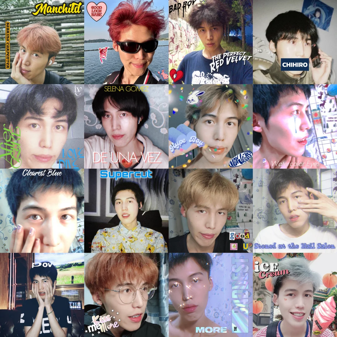 用音乐封面记录我的造型