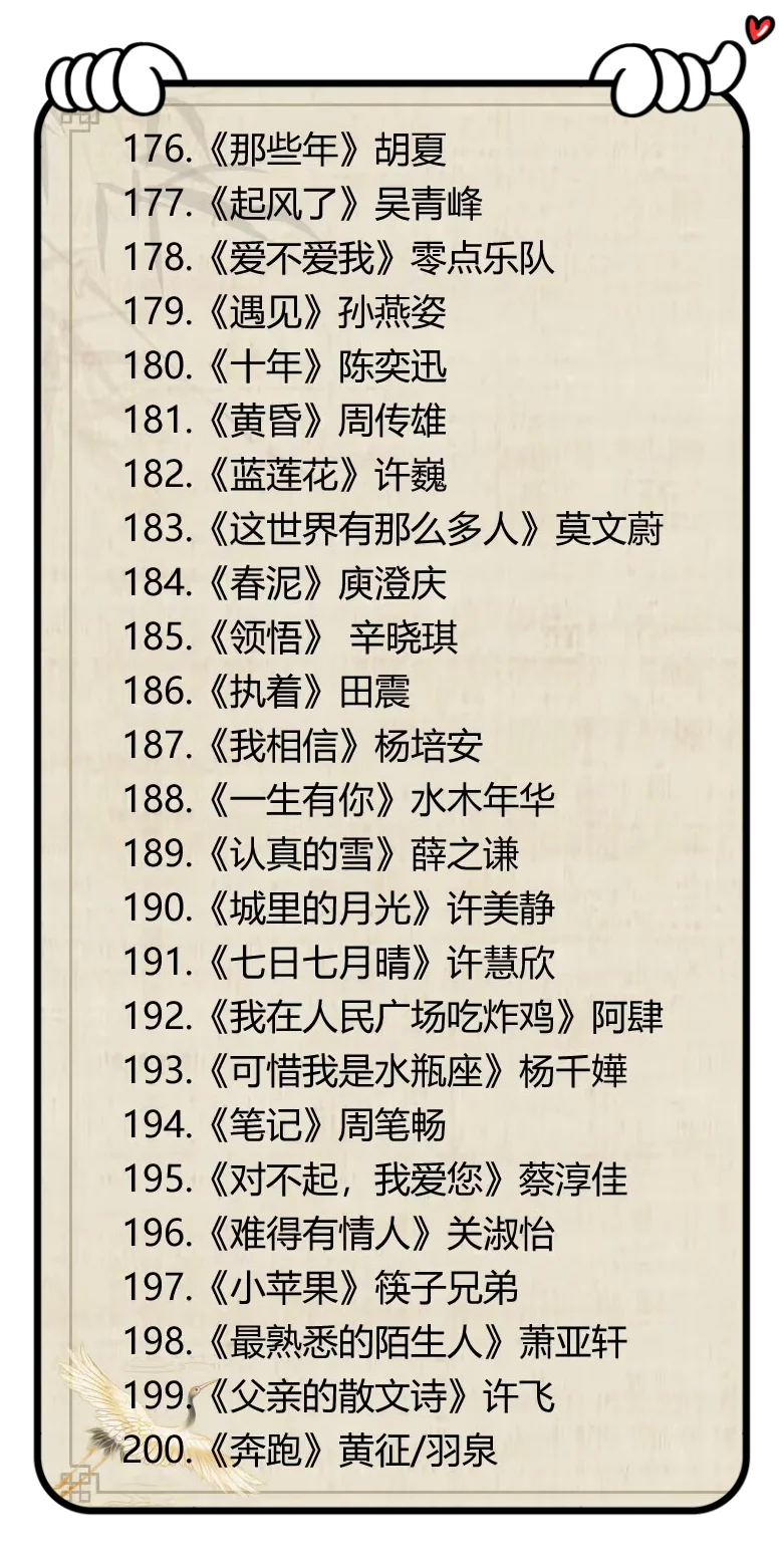 每一首歌都是80.90后的青春