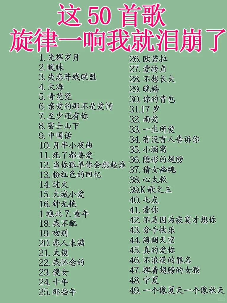 夜宵烧烤绝配！这50首复古旋律越听越上头