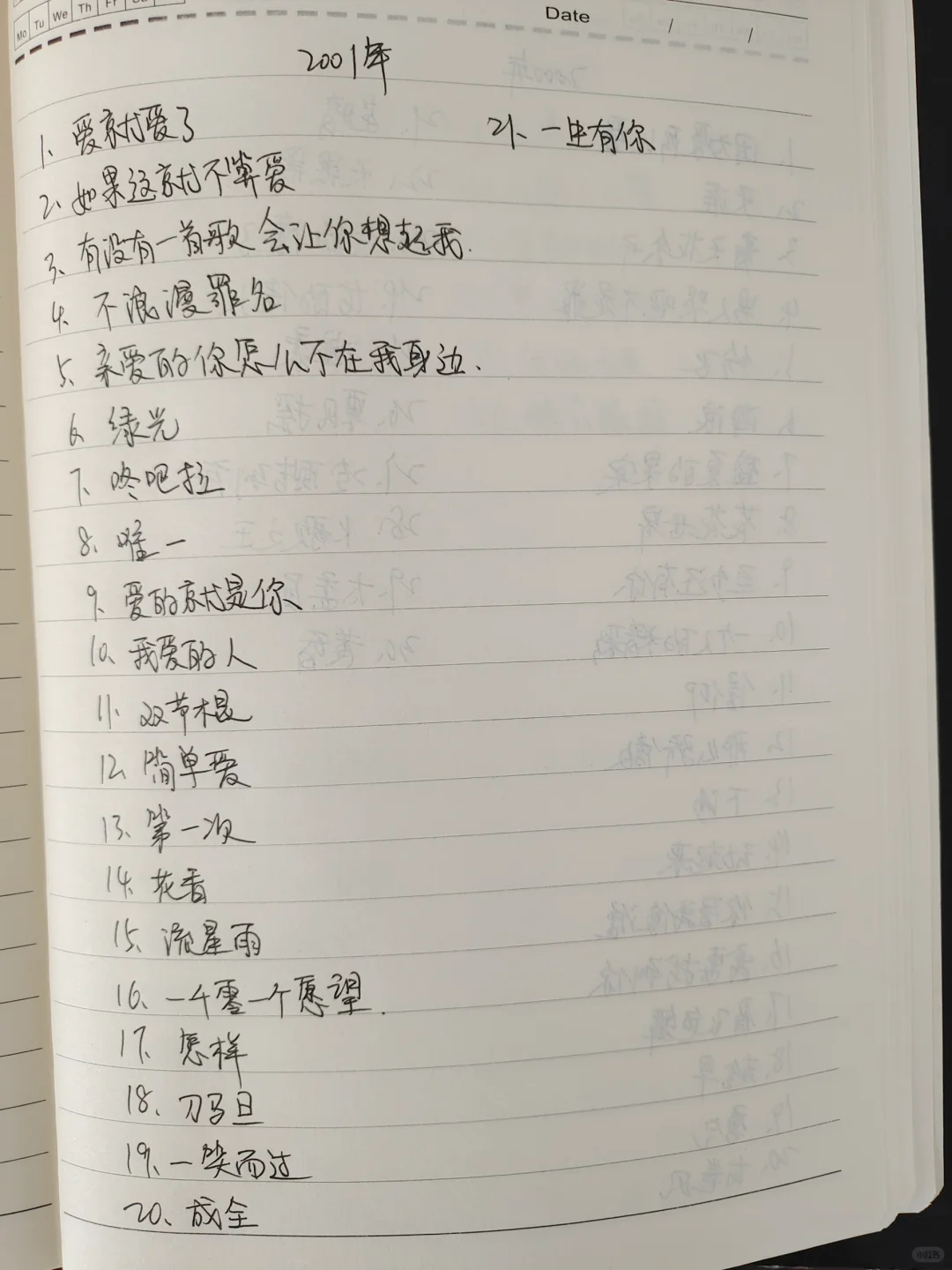 2000年-2004年一百多首经典歌曲