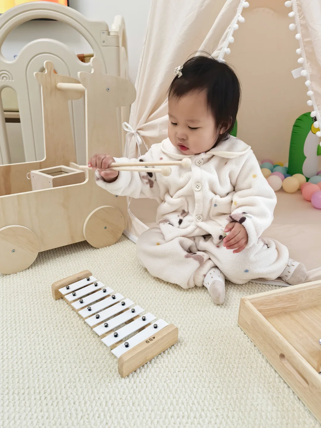 爸爸定制的音乐礼盒，娃一整个爱住了🥰