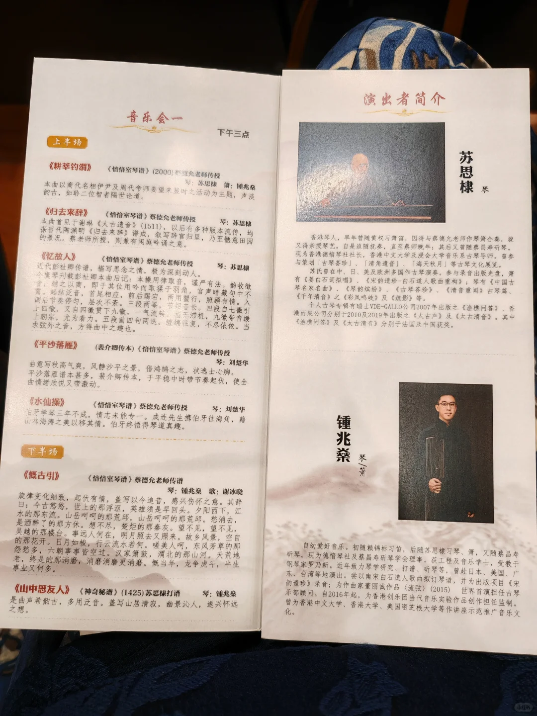 古琴音樂會,高享受💜