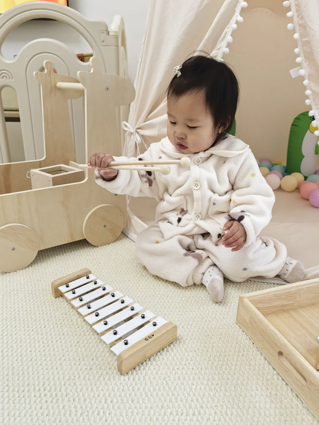 爸爸定制的音乐礼盒，娃一整个爱住了🥰