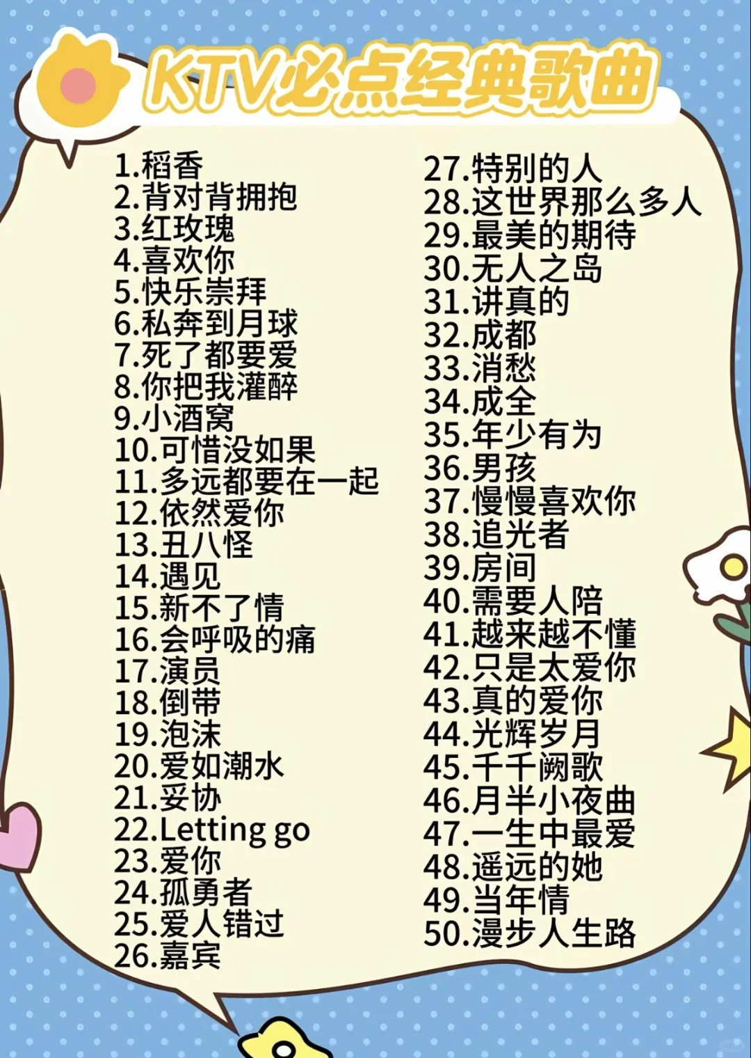 无限循环播放都不腻的歌单🔥KTV必唱