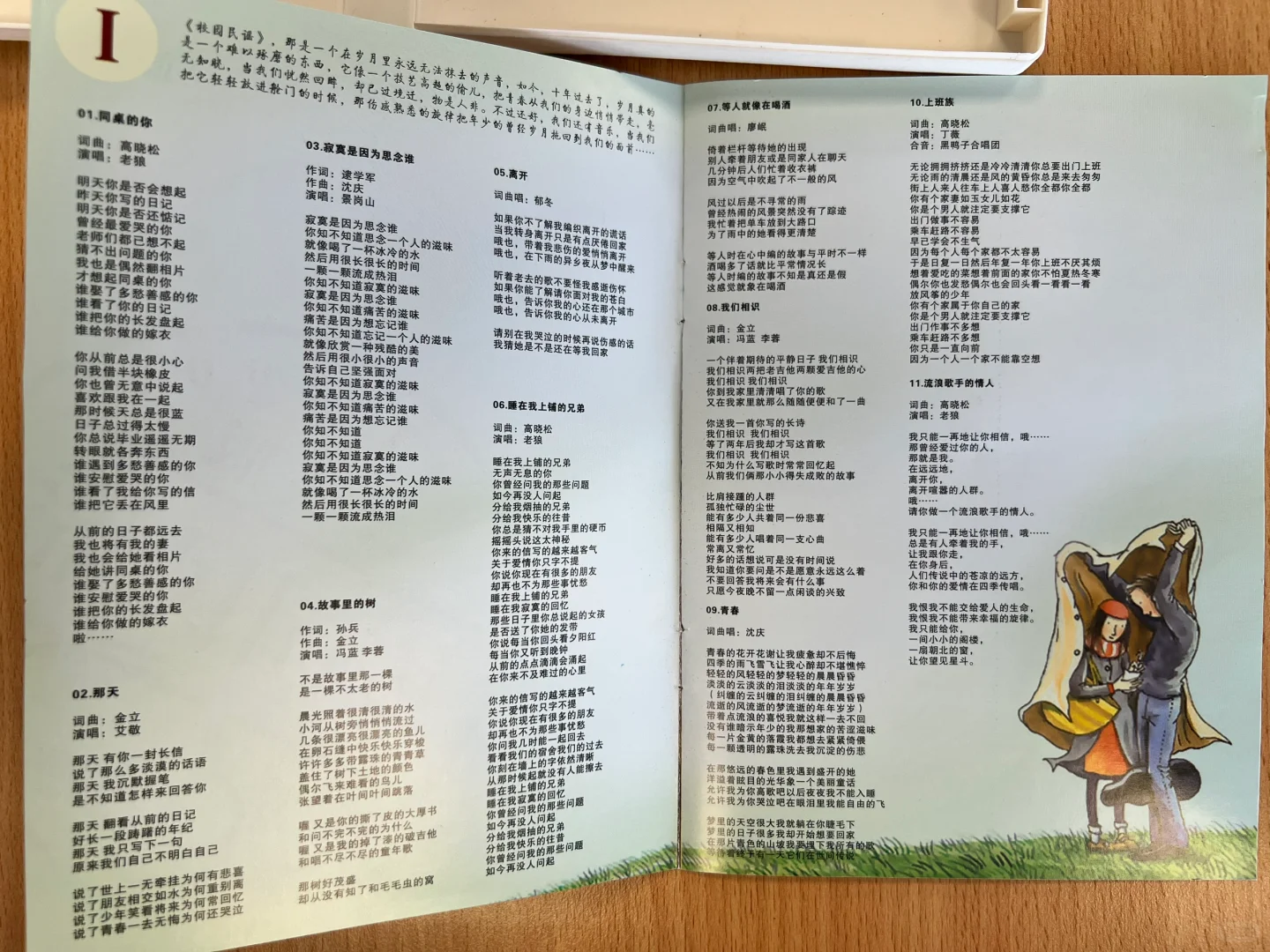 每日经典:老狼等大地《校园民谣》珍藏版