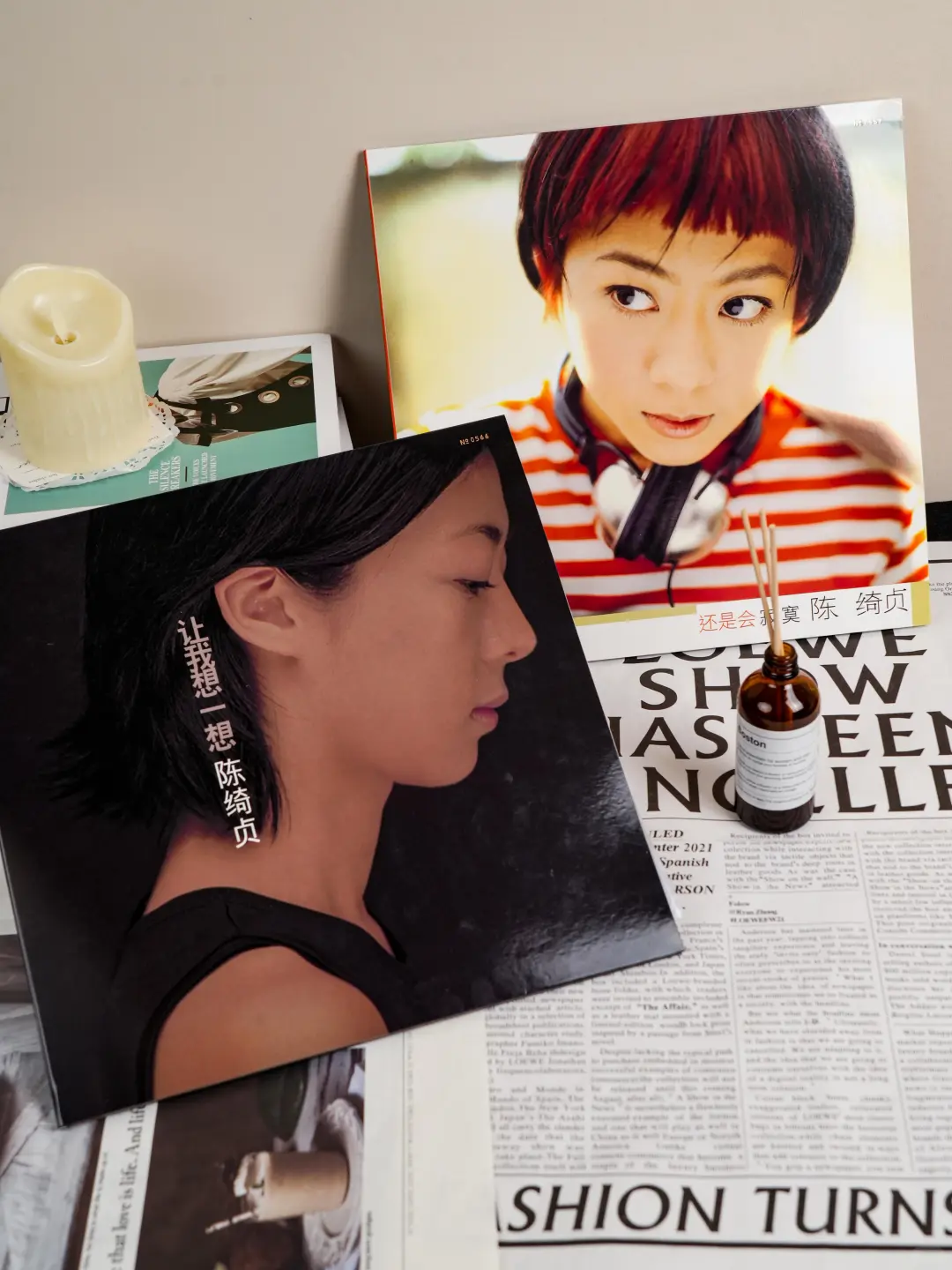 陈绮贞三张内地版首批限量编号黑胶!!