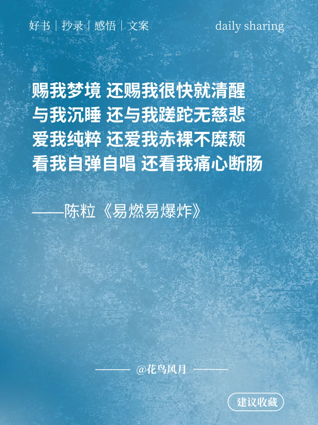 陈粒(二)|民谣里那些极致浪漫与疯狂的歌词