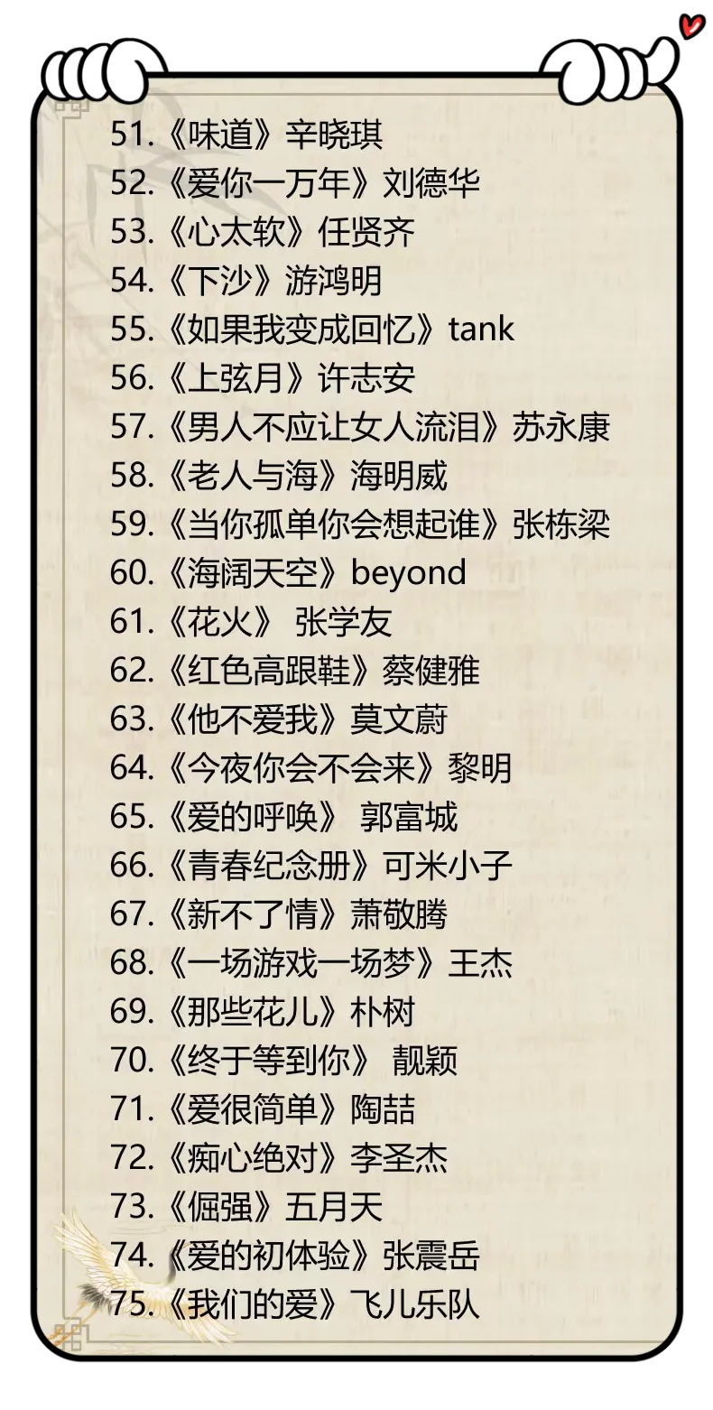 每一首歌都是80.90后的青春