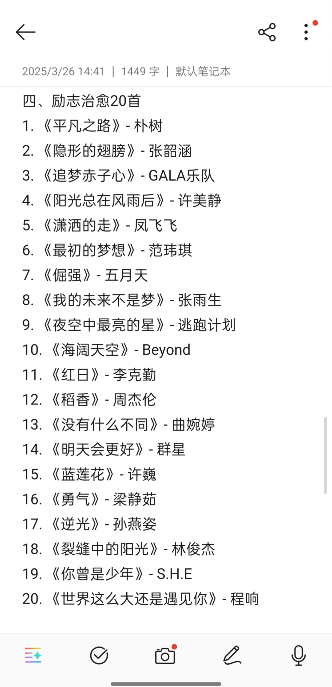 🔥KTV必点歌单|5大分类20首经典🔥