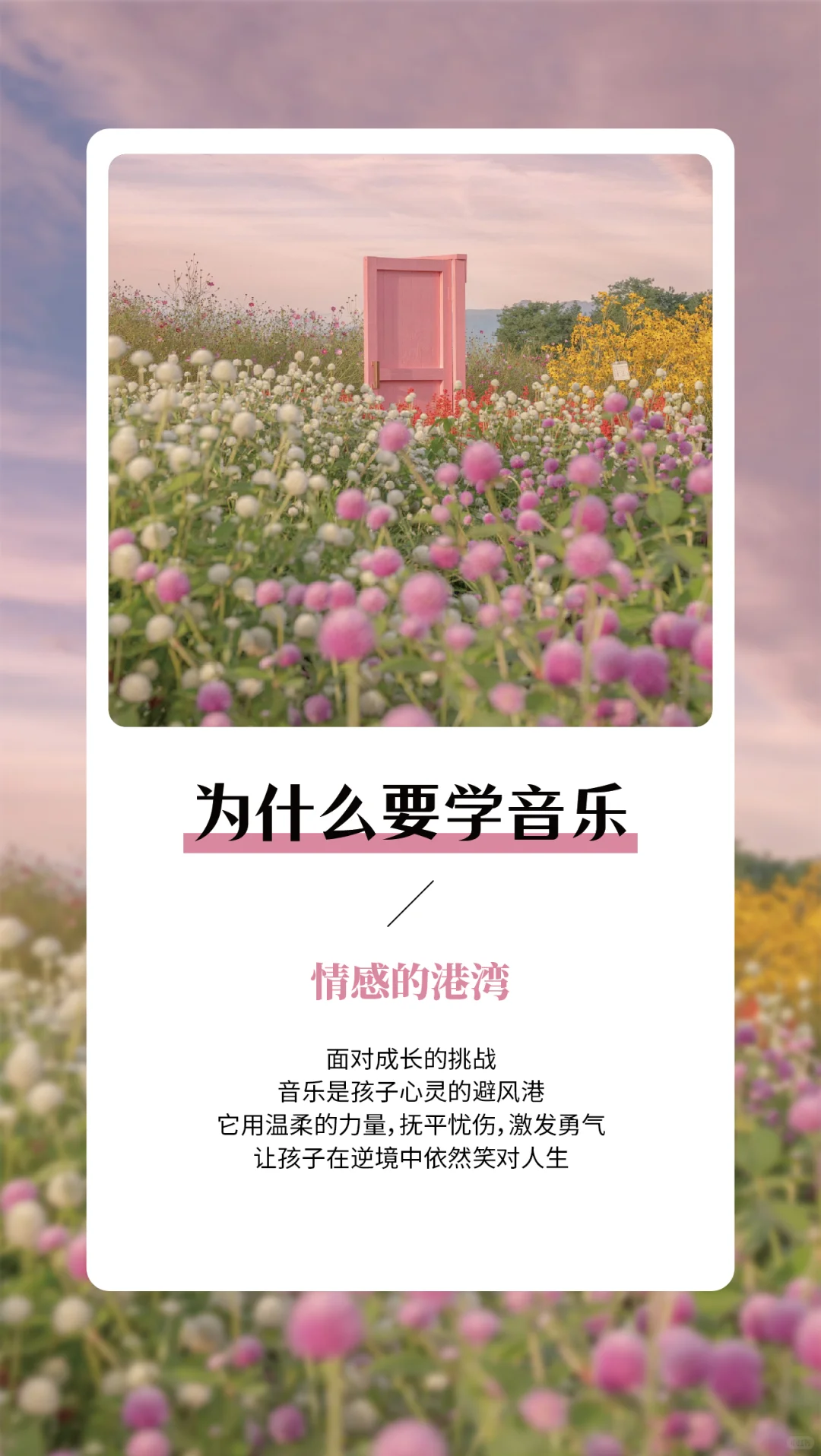 为什么学音乐——每日早安语录分享