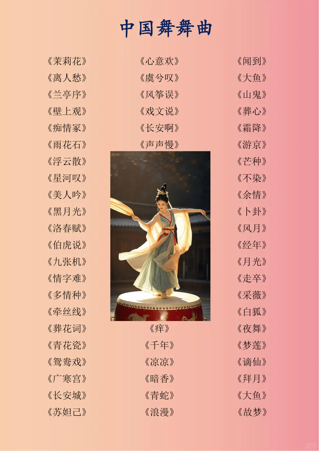 最火古典舞舞曲推荐，收藏观看！