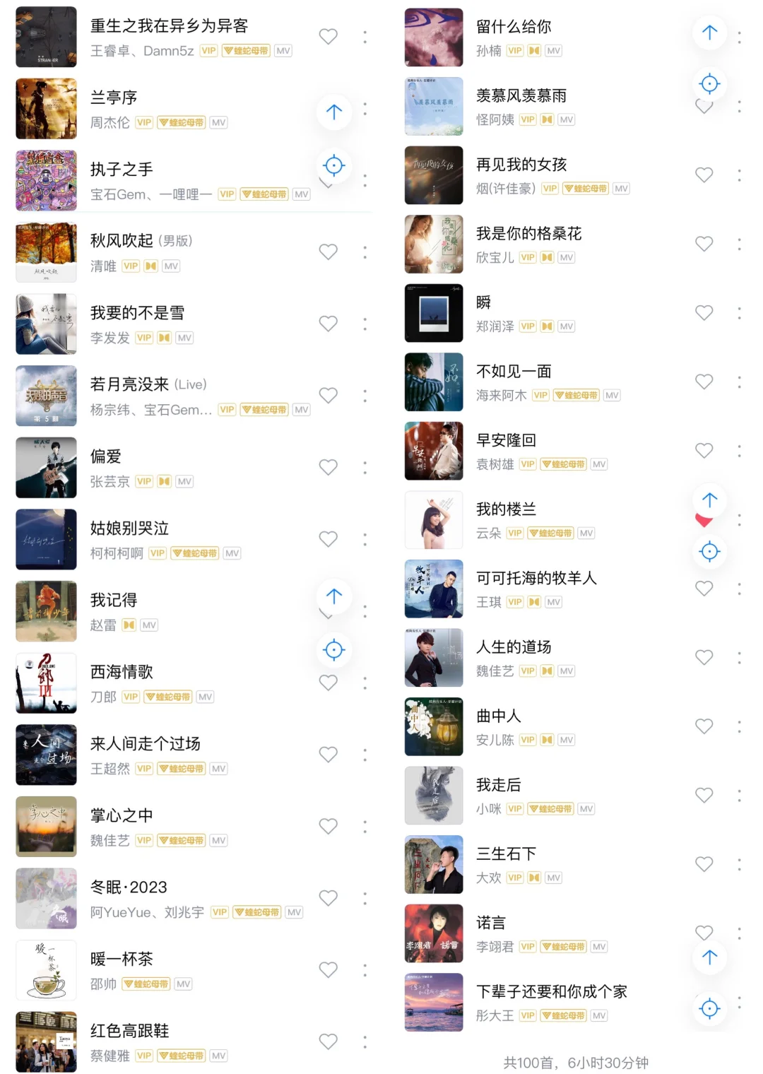 2024酷狗各年龄段爱听歌曲一览