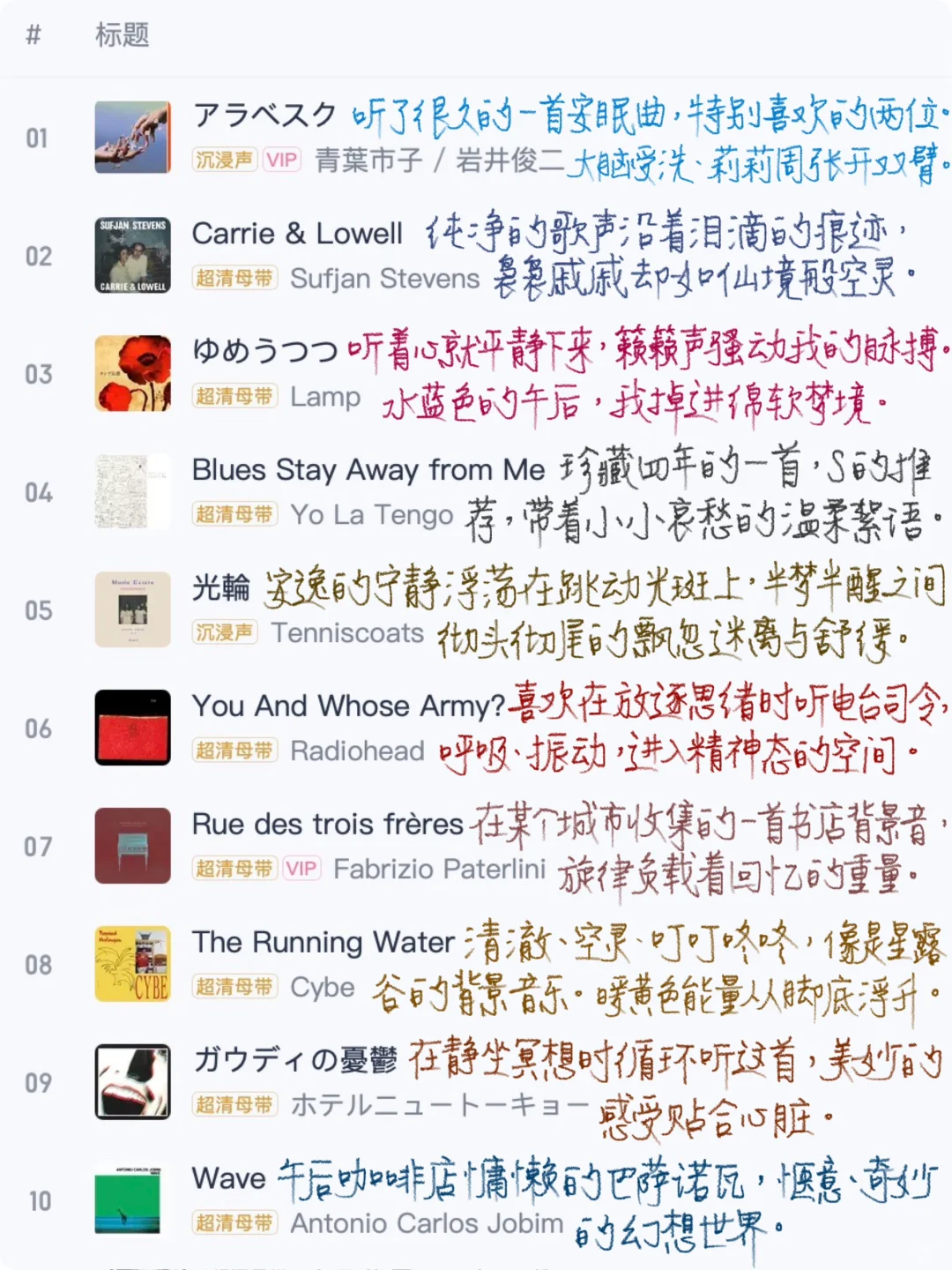 🎧*专注歌单ep08:心在旋律中溯溪潜流。