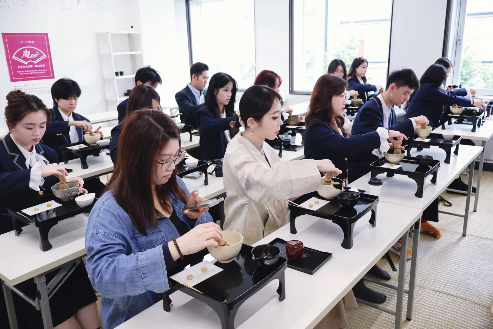 广州新华学院音乐系日本研学茶道课🎓